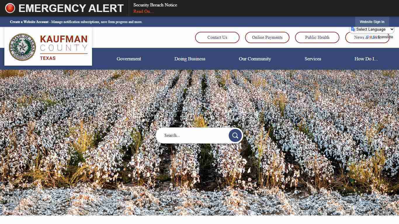 Kaufman County, TX | Official Website